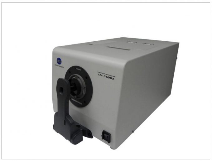 Minolta D / 8 SCI / SCE CM-3600A yansıma ve iletim için Taşınabilir Renk Chroma Metre Spektrofotometre