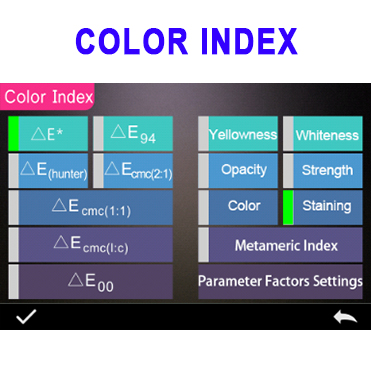 Renk kalitesi yazılımı SQCX ile taşınabilir fotoğraf laboratuarı spektrofotometre YS3060