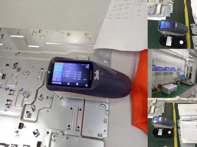 3nh YS3060 taşınabilir spektrofotometre bilgisayar makine kutusu ve alüminyum plaka için renk farkını kontrol etmek